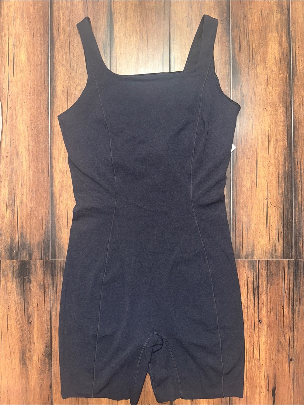 Nike Zenvy Dri-FIT Short Bodysuit Womens Medium Black